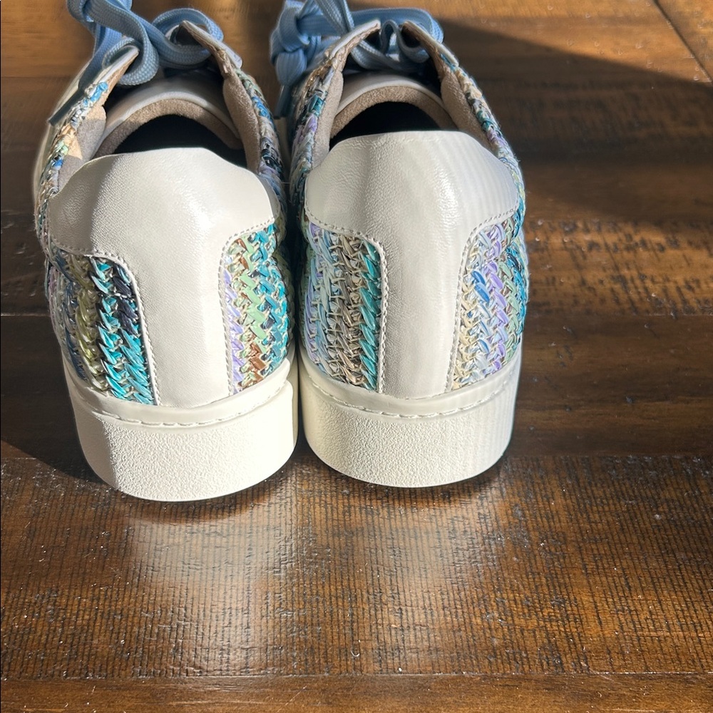 Vaneli Women's Cream and Multicolor Sneakers - Picture 3 of 7